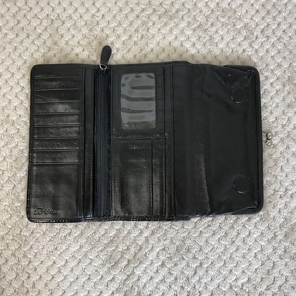 Brighton Leopard Print Tri-Fold Wallet - Picture 4 of 6